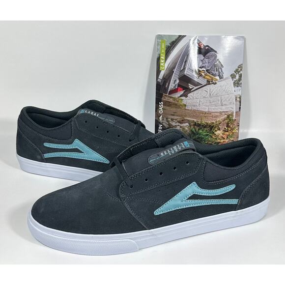 Lakai Griffin Skate Shoes Men’s Size 13 Charcoal/Nile Suede New in Box - Picture 10 of 10